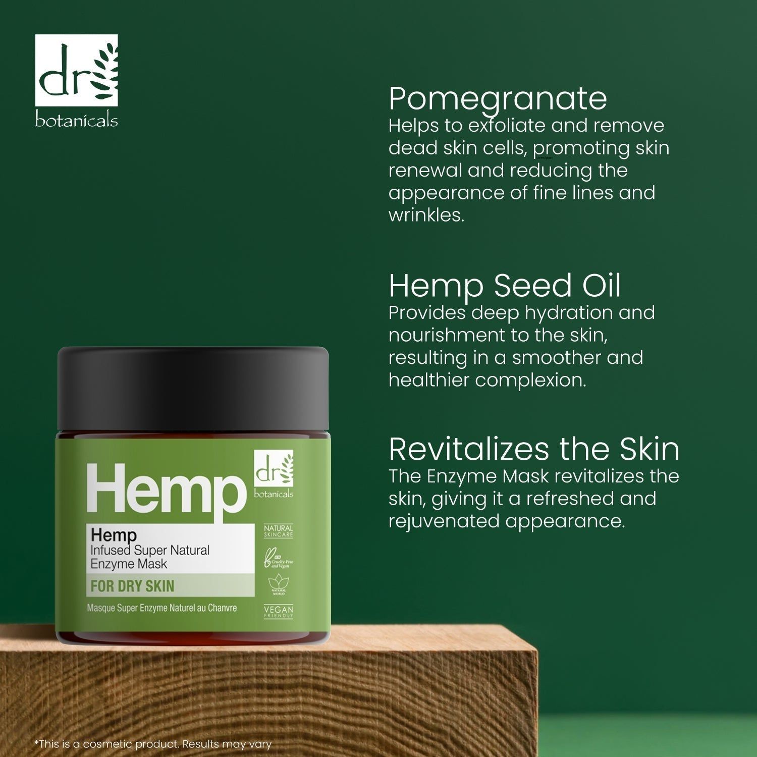 Dr. Botanicals Infused Super Natural Enzyme Mask 60ml x 2 Duo Pack image 6