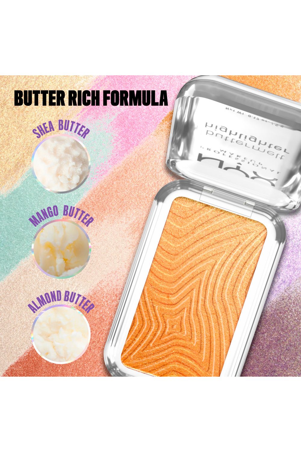 NYX Professional Makeup Buttermelt Highlighter 5g Butta Bling image 7