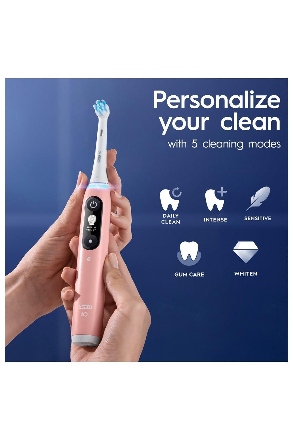 Oral B Sensitive Edition iO - 6 - Pink Toothbrush Pink image 7