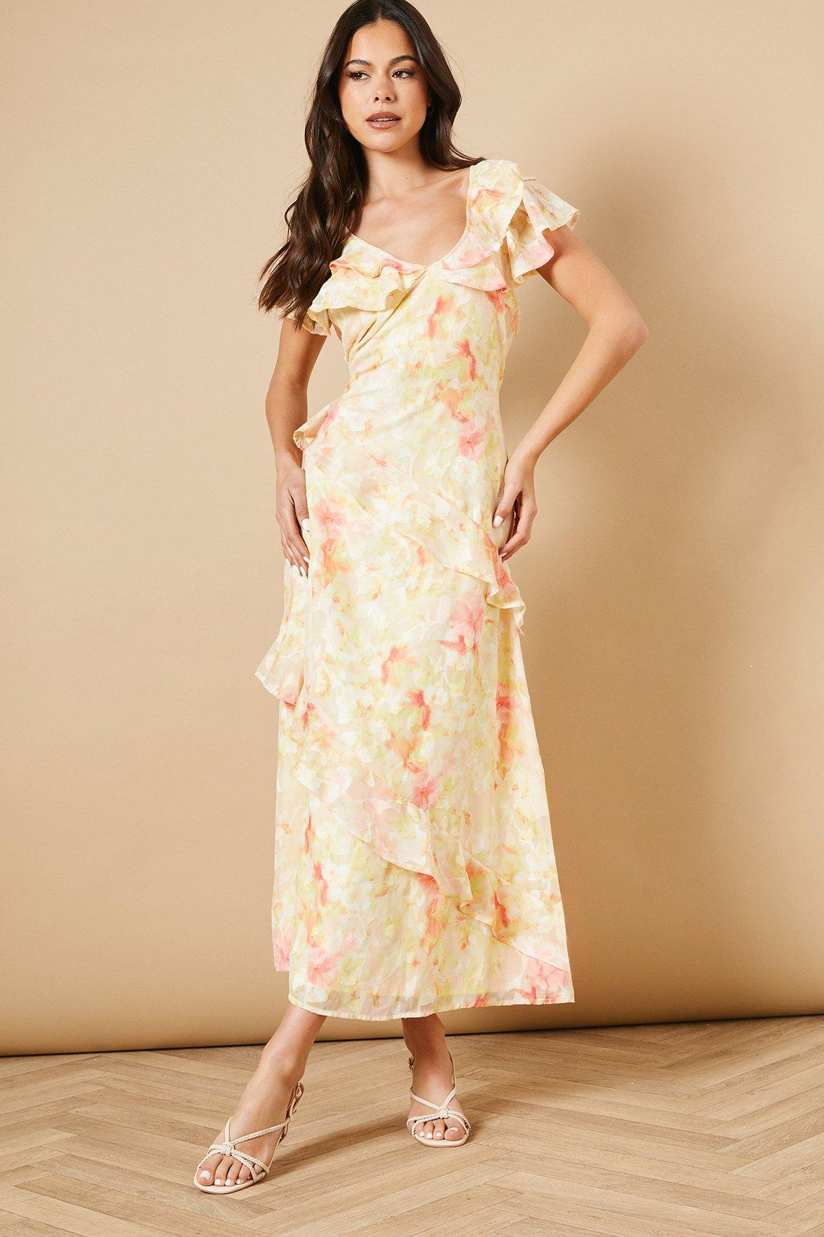 Oasis Mindy Faux Leather Plaited Kitten Heeled Sling Back Sandals Beige image 3