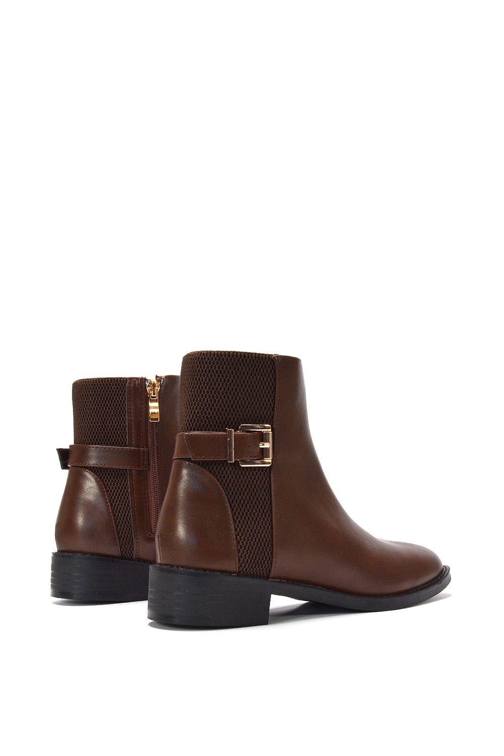 XY London 'Ailany' Low Block Heel Chelsea Booties image 4
