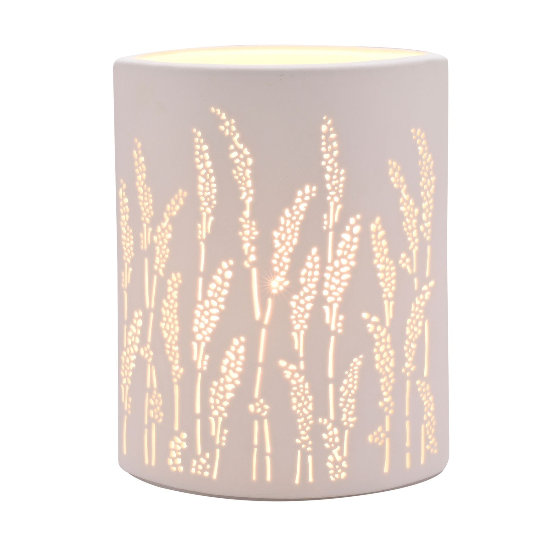 Hestia White Ceramic Table Lamp image 2