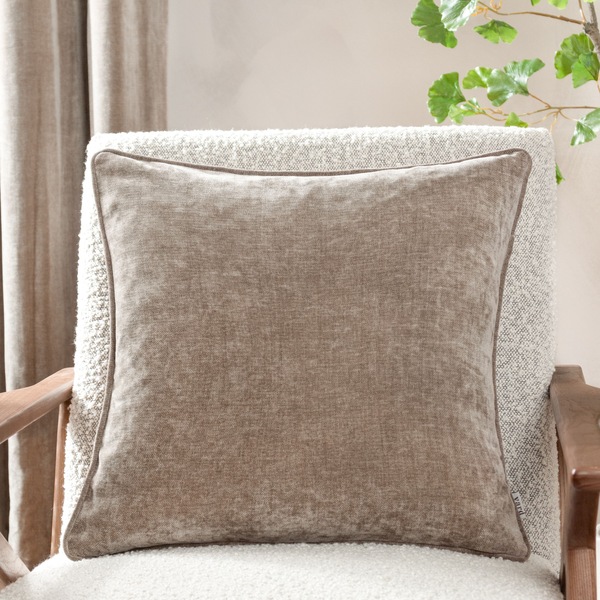 Yard Heavy Chenille Woven Piped Cushion
