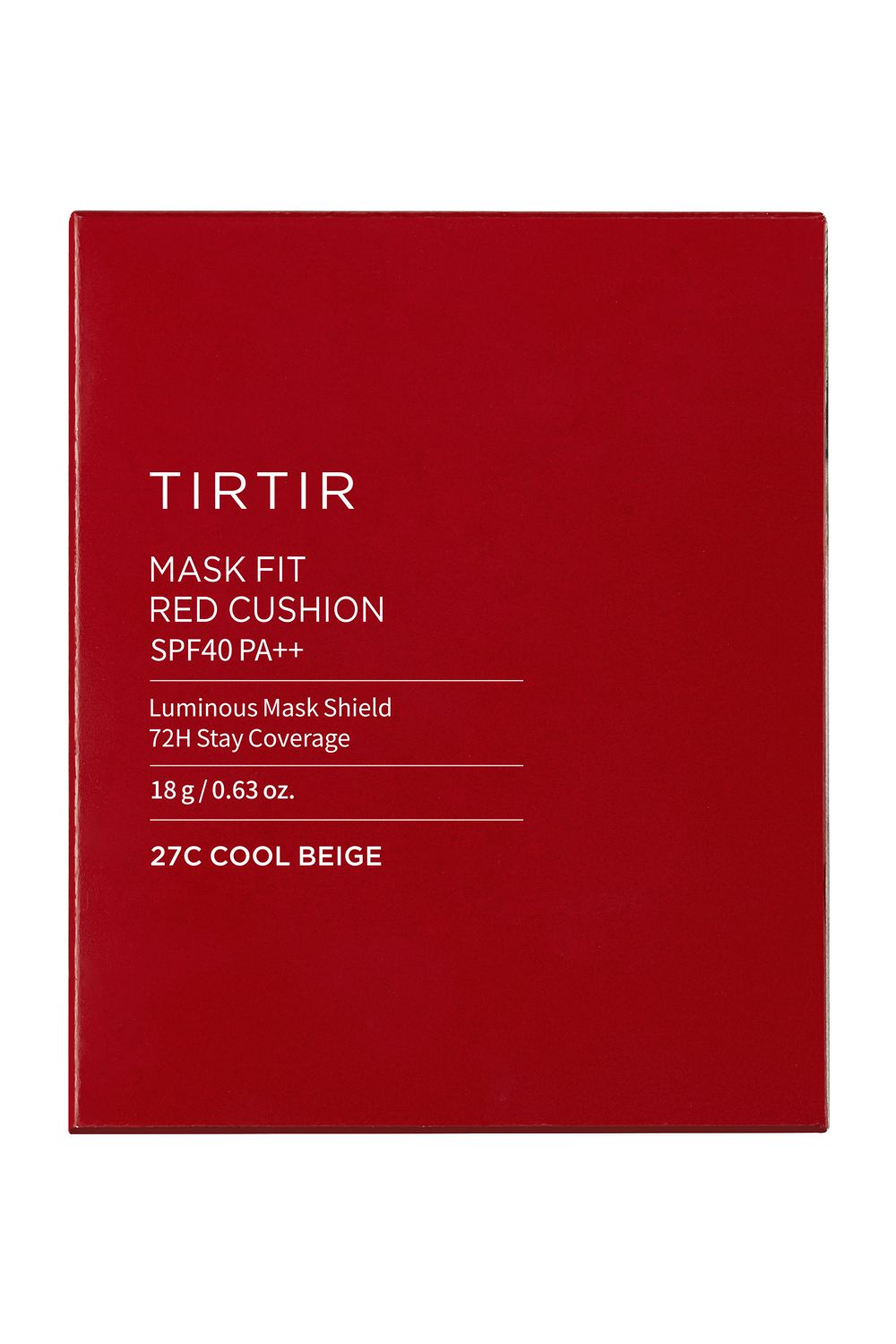 TIRTIR Mask Fit Red Cushion SPF40 PA++ 18g 27c Cool Beige image 3