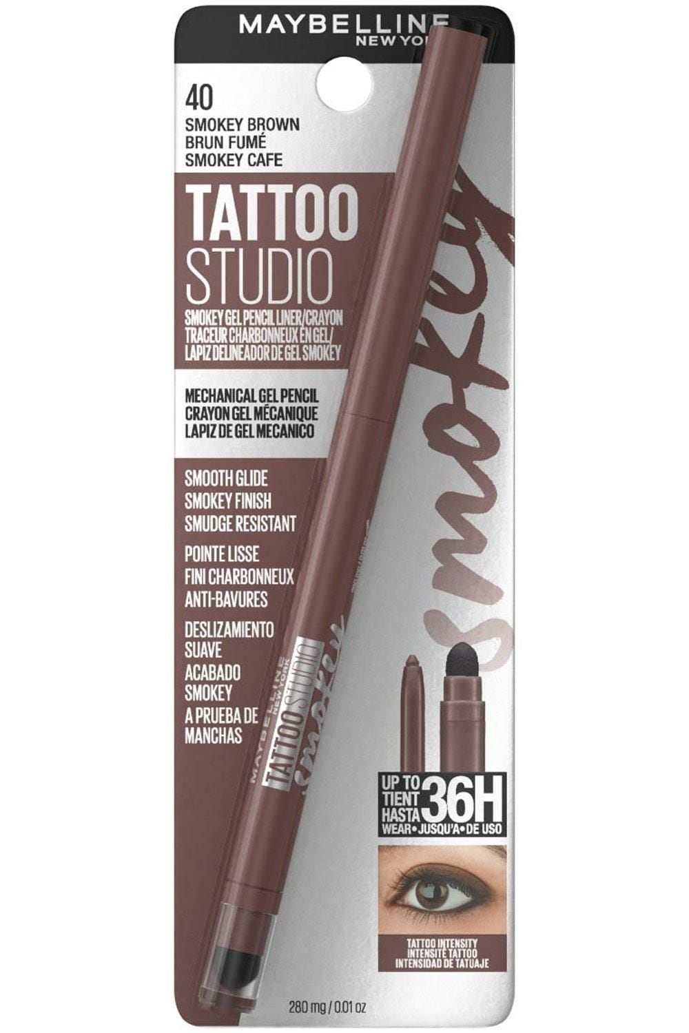 Maybelline Tattoo Liner Smokey Gel Pencil Eye Liner, Long Lasting, Fade-Proof & Waterproof Formula 40 Smokey Brown image 7