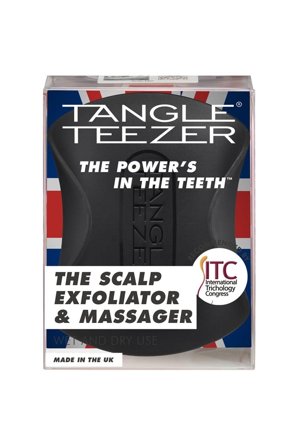 Tangle Teezer The Scalp Exfoliator & Massager - Onyx Black Black image 3