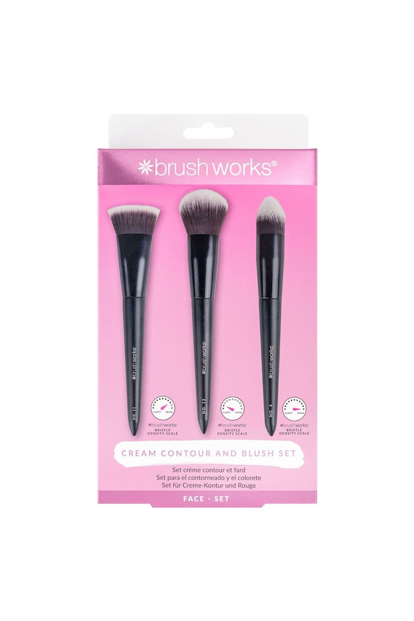 Brushworks Cream Contour And Blush Set Multi