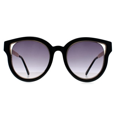 Guess Cat Eye Shiny Black and Gold Smoke Gradient GF0323