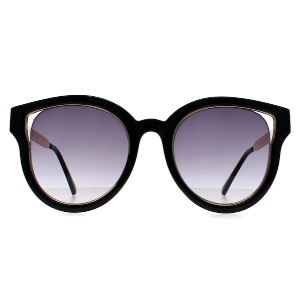 Guess Cat Eye Shiny Black and Gold Smoke Gradient GF0323