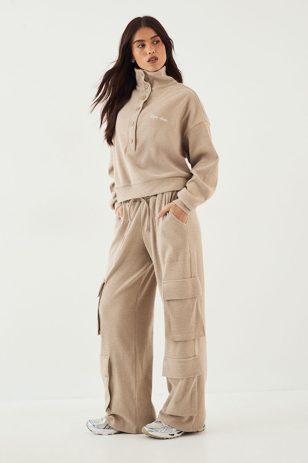 DSGN Studio DSGN Studio Brushed Rib Cargo Jogger Stone