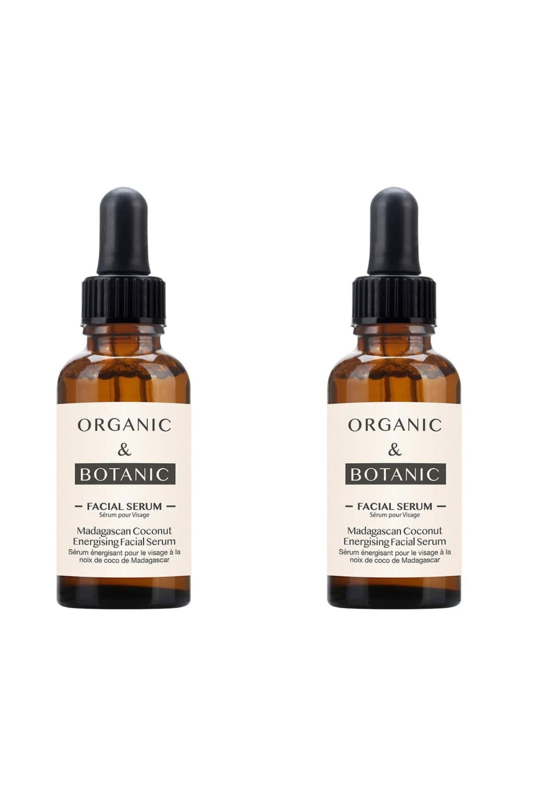 Organic & Botanic Madagascan Coconut Facial Serum 30ml x 2 Duo Pack image 1