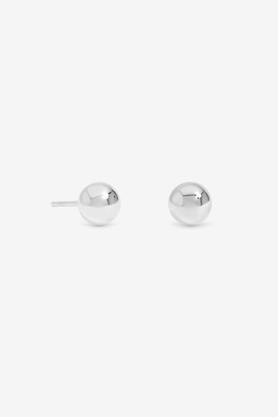 Simply Silver Sterling Silver 925 Polished Ball Stud Earrings