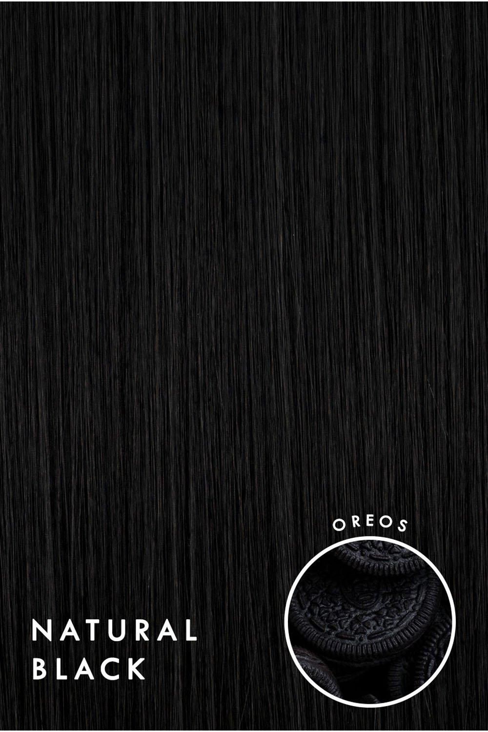 Lullabellz Brushed Out Wave 16inch Claw Clip Pony Natural Black image 4