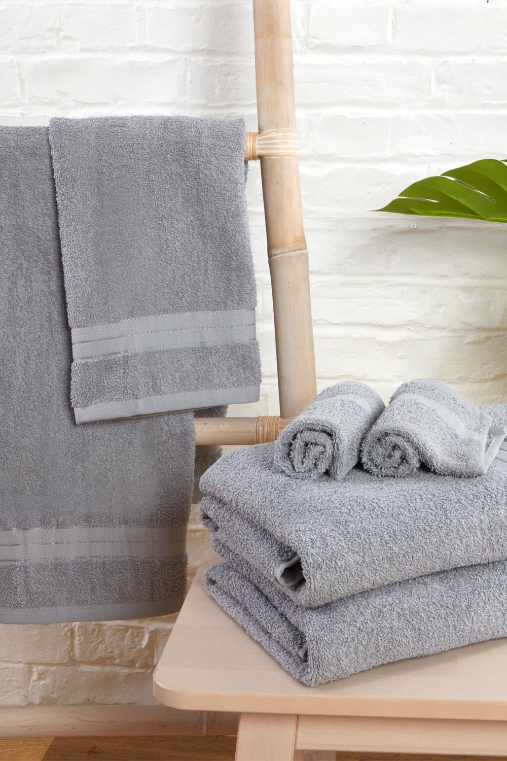 OHS Luxury Hand Towel 100% Cotton Bathroom image 1