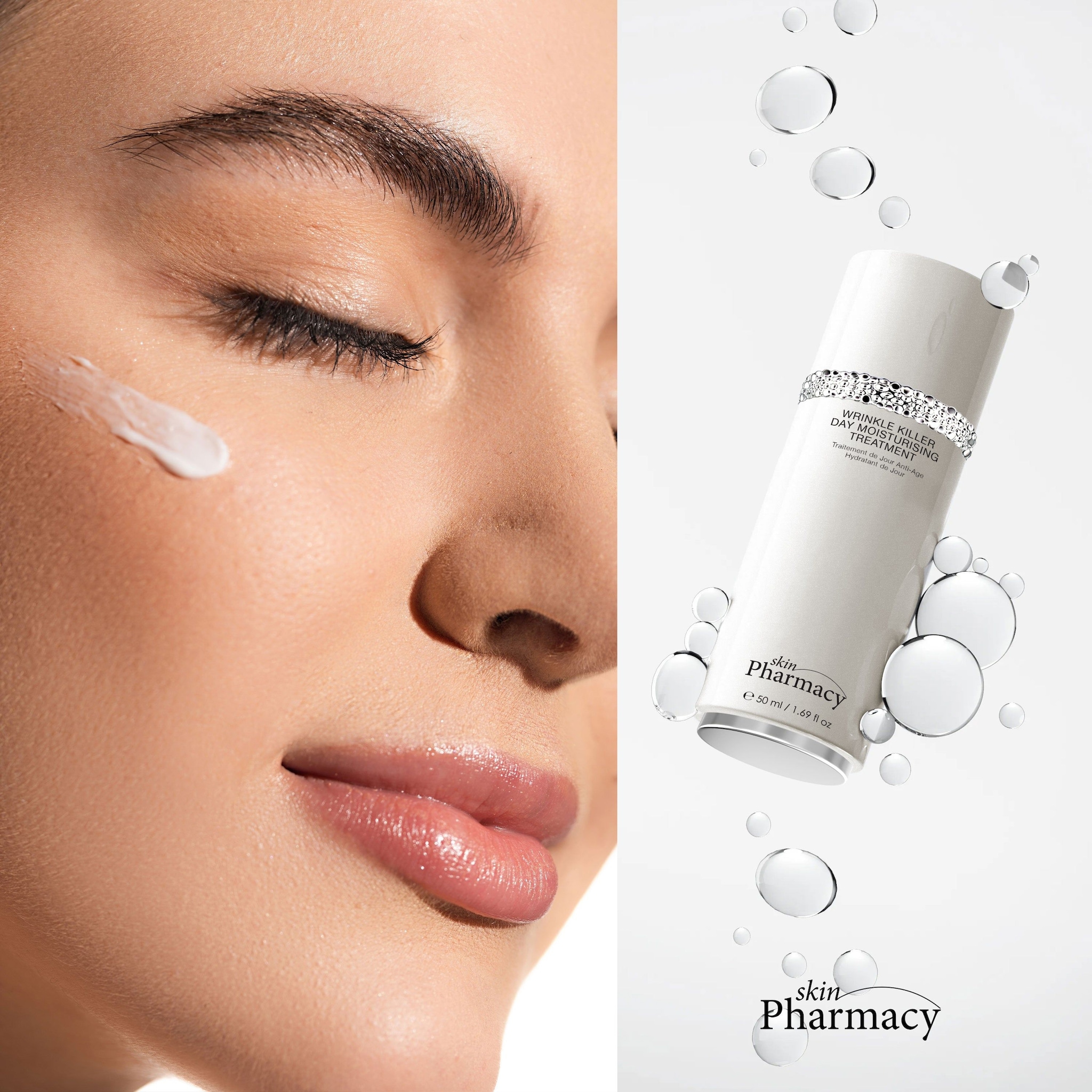 skinPharmacy Wrinkle Killer Day Moisturising Treatment 50ml x 2 Duo Set image 4