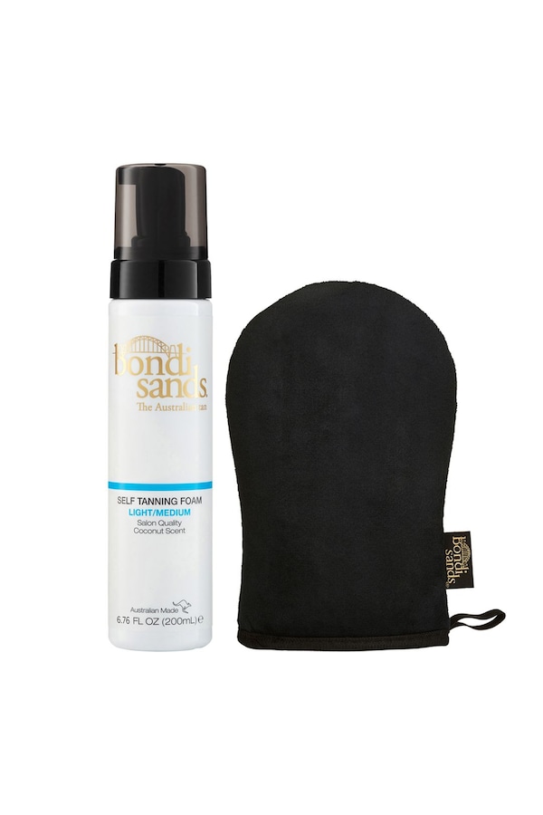 Bondi Sands Self Tanning Foam & Application Mitt Set Light Medium
