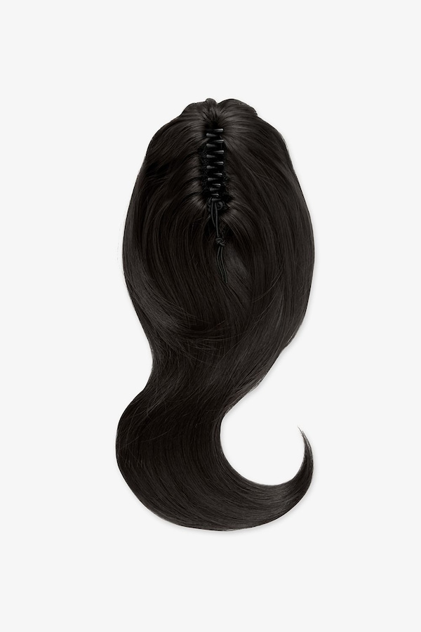 Lullabellz Blow Dry 16" Claw Clip Pony Natural Black
