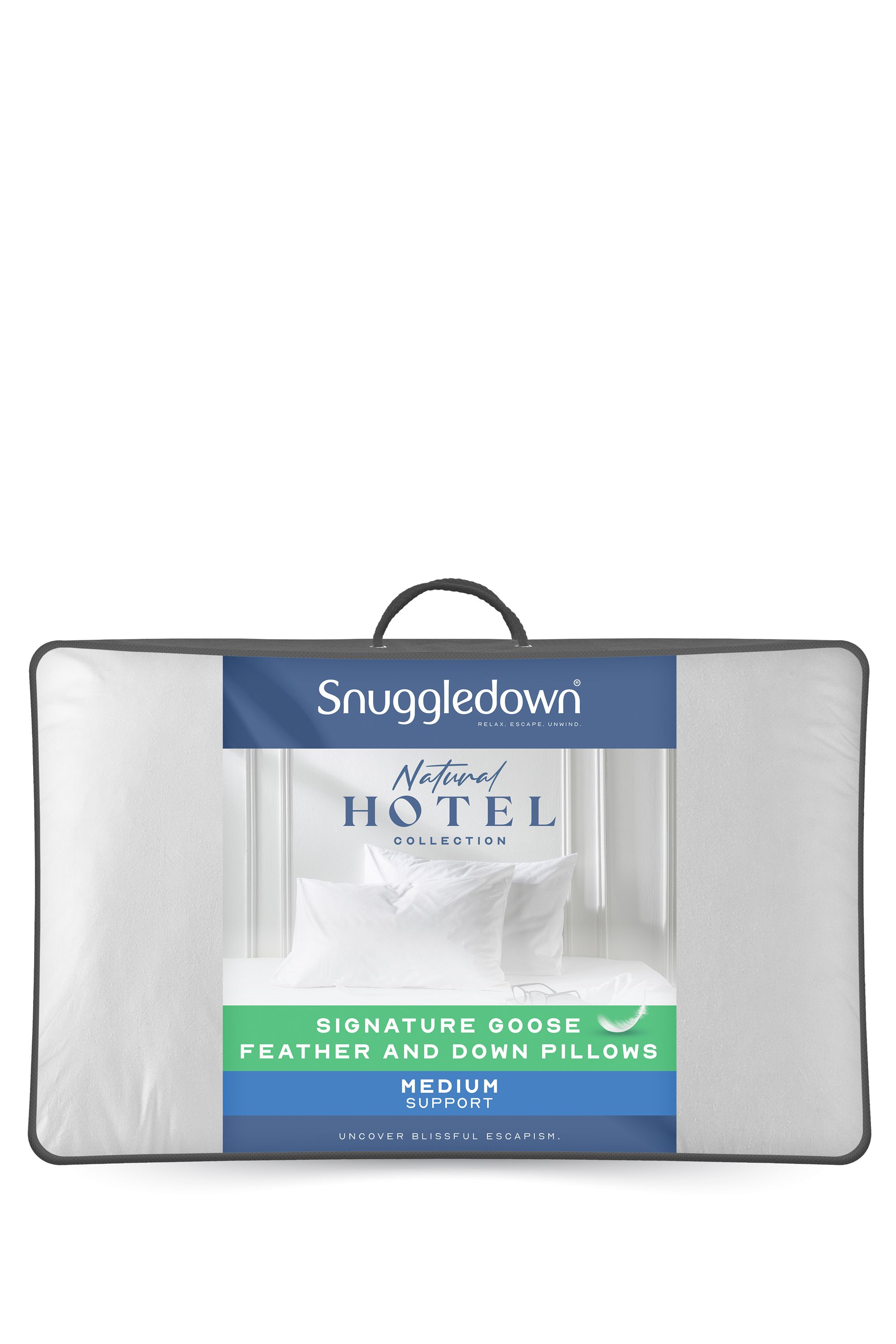 Snuggledown 1 Pack Hotel Goose Feather & Down Back Sleeper Pillow image 10