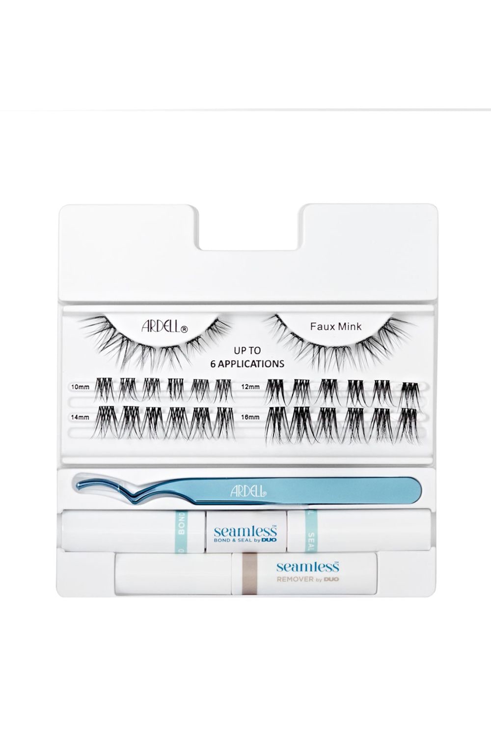 Ardell Seamless Extensions Faux Mink Black image 5