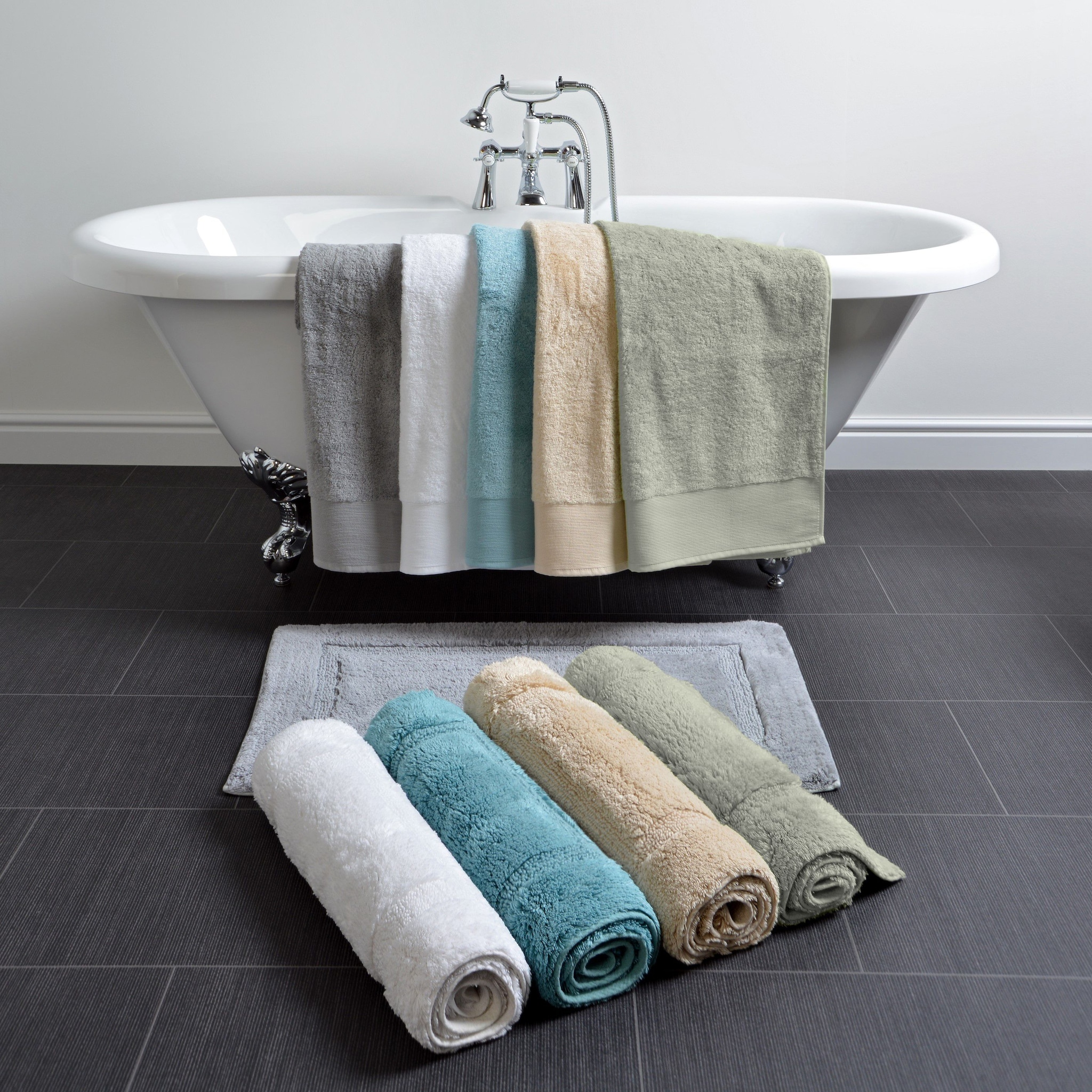 Allure Bath Fashions Bamboo Cotton Non-Slip Bath Mat image 4