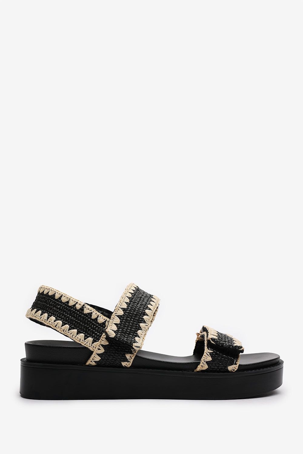 Where's That From 'Marvel' Flatform Sandal With Velcro Straps image 2