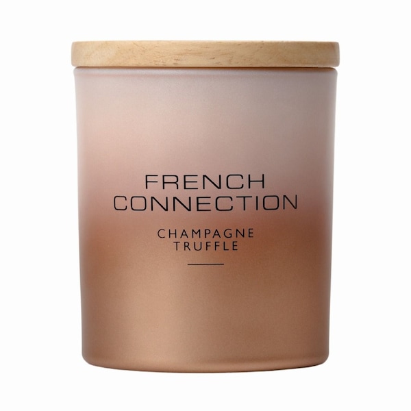 French Connection Champagne Truffle Candle Long-Lasting Luxury Scented Gift