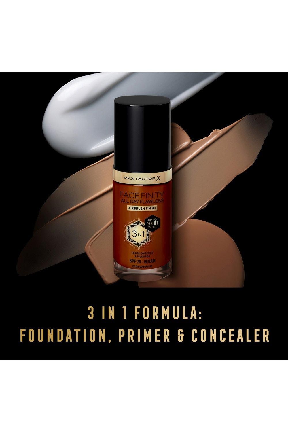 Max Factor Facefinity All Day Flawless 3 in 1 Vegan Foundation Ganache image 4