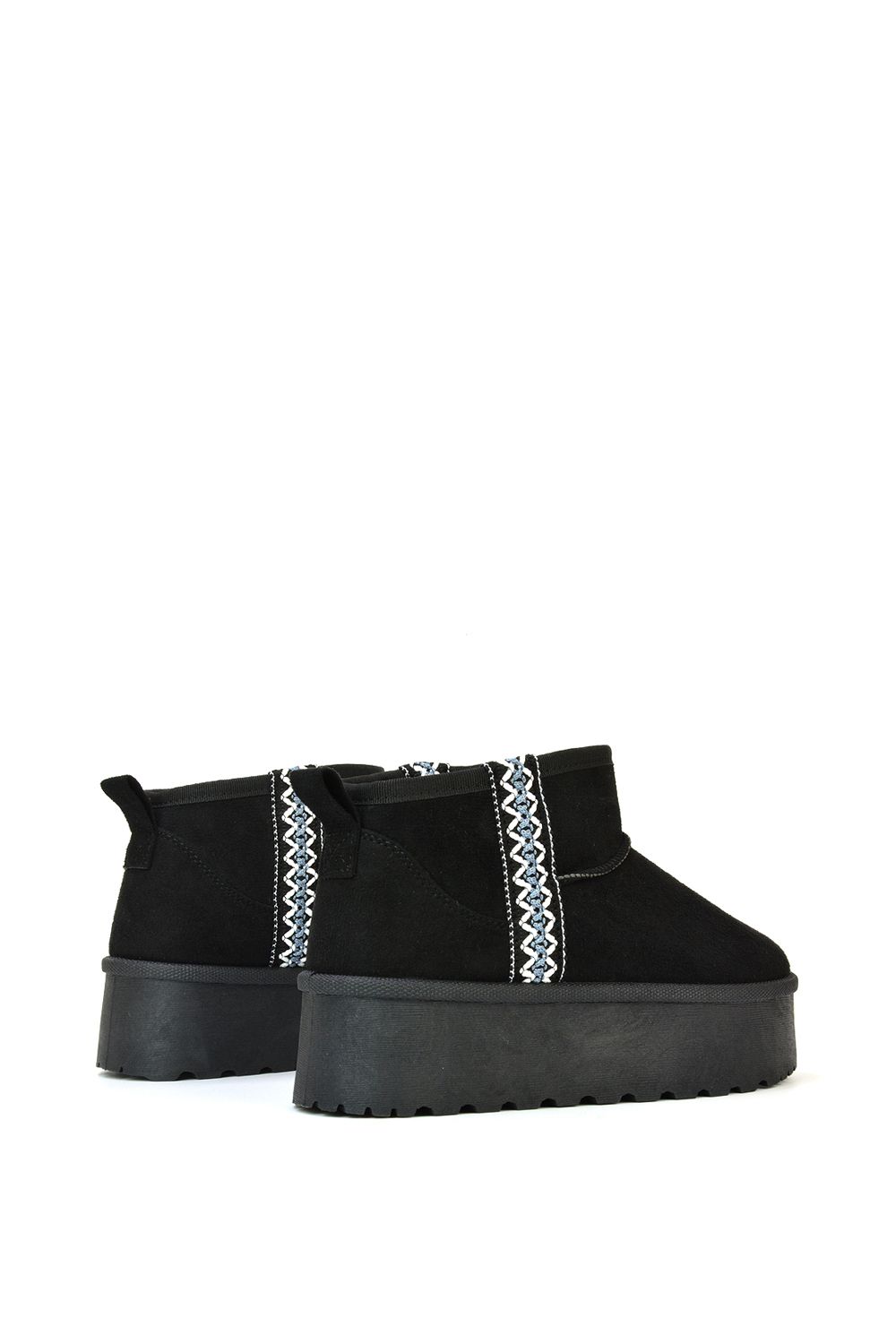 XY London 'Thea' Warm Aztec Mini Ankle Boots image 4
