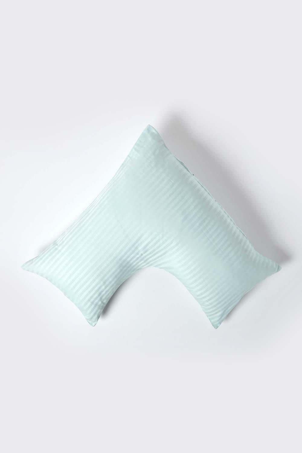 Homescapes Egyptian Cotton Super Soft V Shaped Pillowcase 330 TC image 1