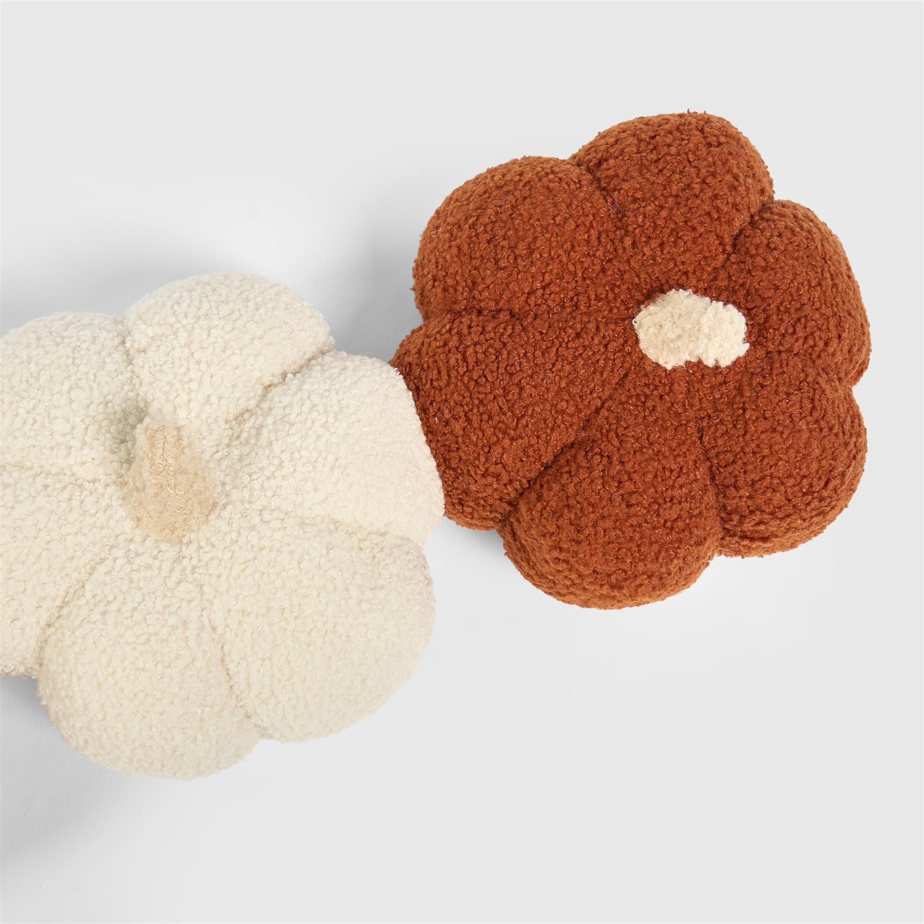 OHS Pumpkin Shaped Boucle Decorative Draught Excluder image 3