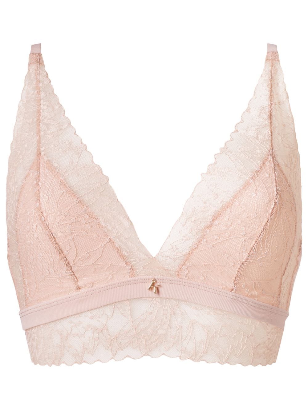 KBX Louisa Ribbed Longline Triangle Bra image 4