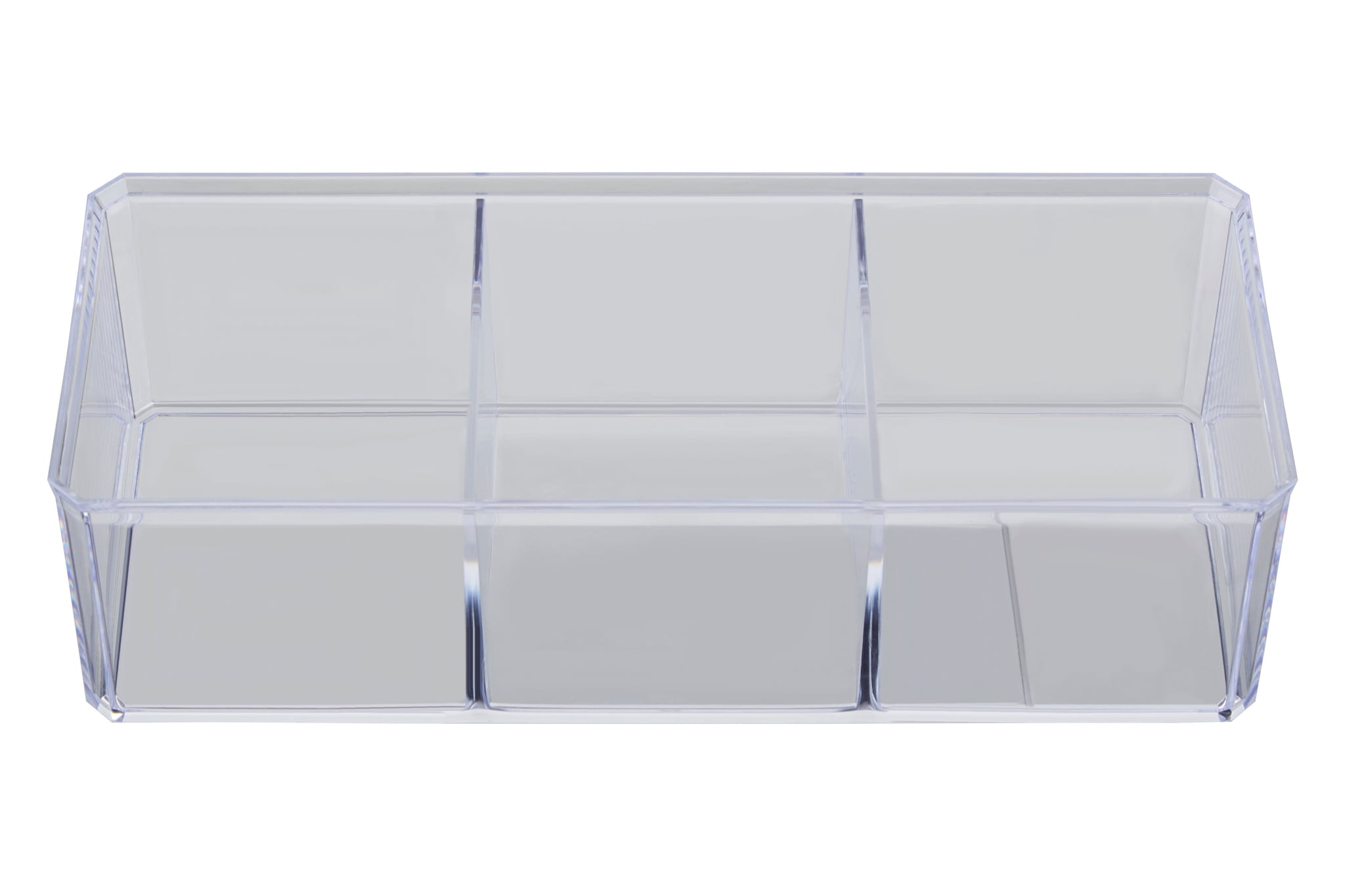 Orsina Beauty 3 Compartment Cosmetics Organiser With Lid image 4