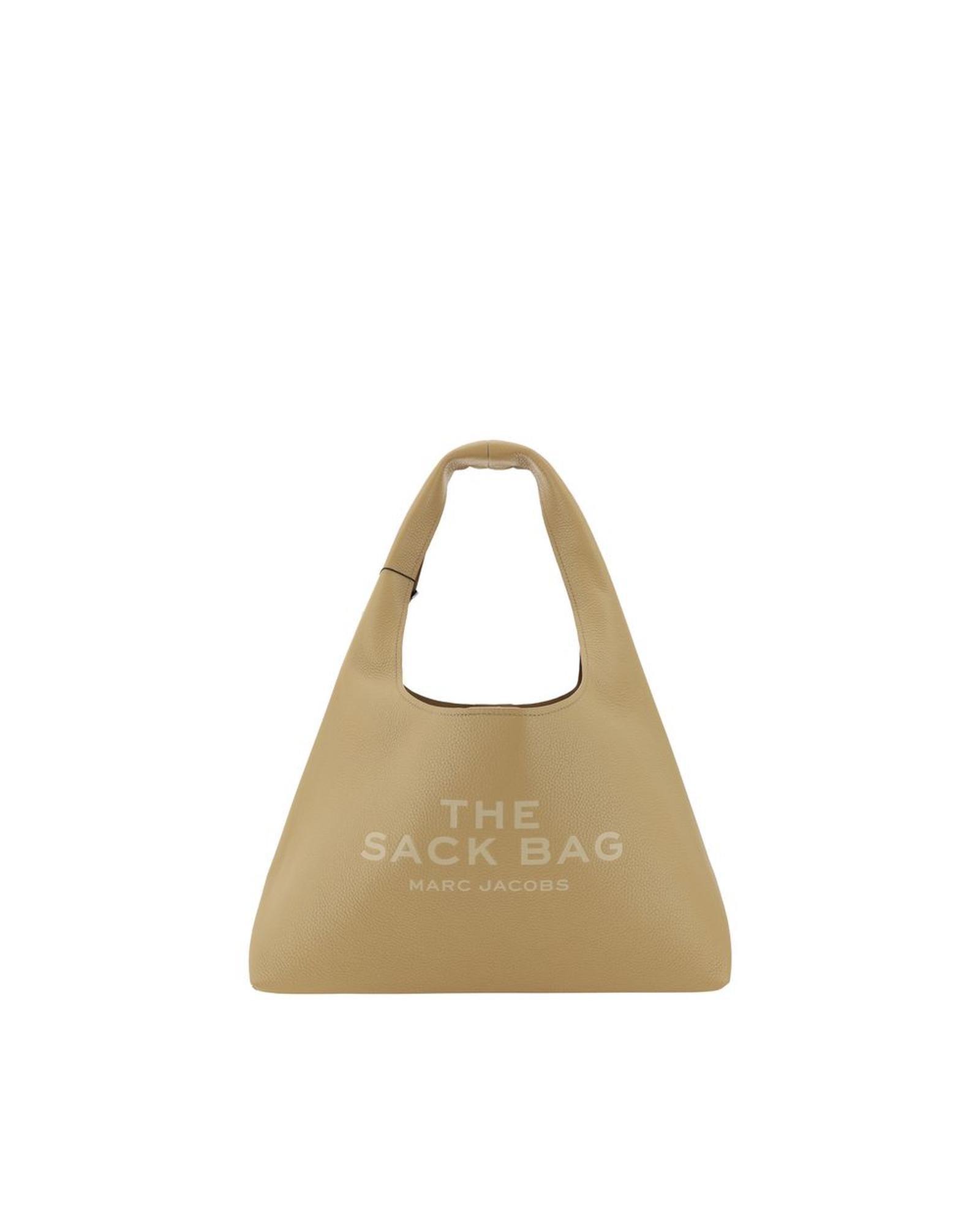 Marc Jacobs The Sack Bag Leather Tote Wo - Beige Shoulder Bags image 1