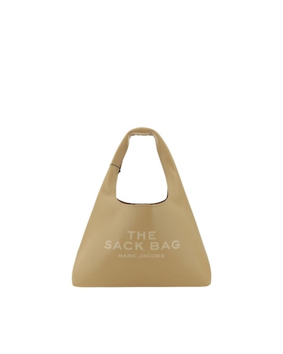 Marc Jacobs The Sack Bag Leather Tote Wo - Beige Shoulder Bags