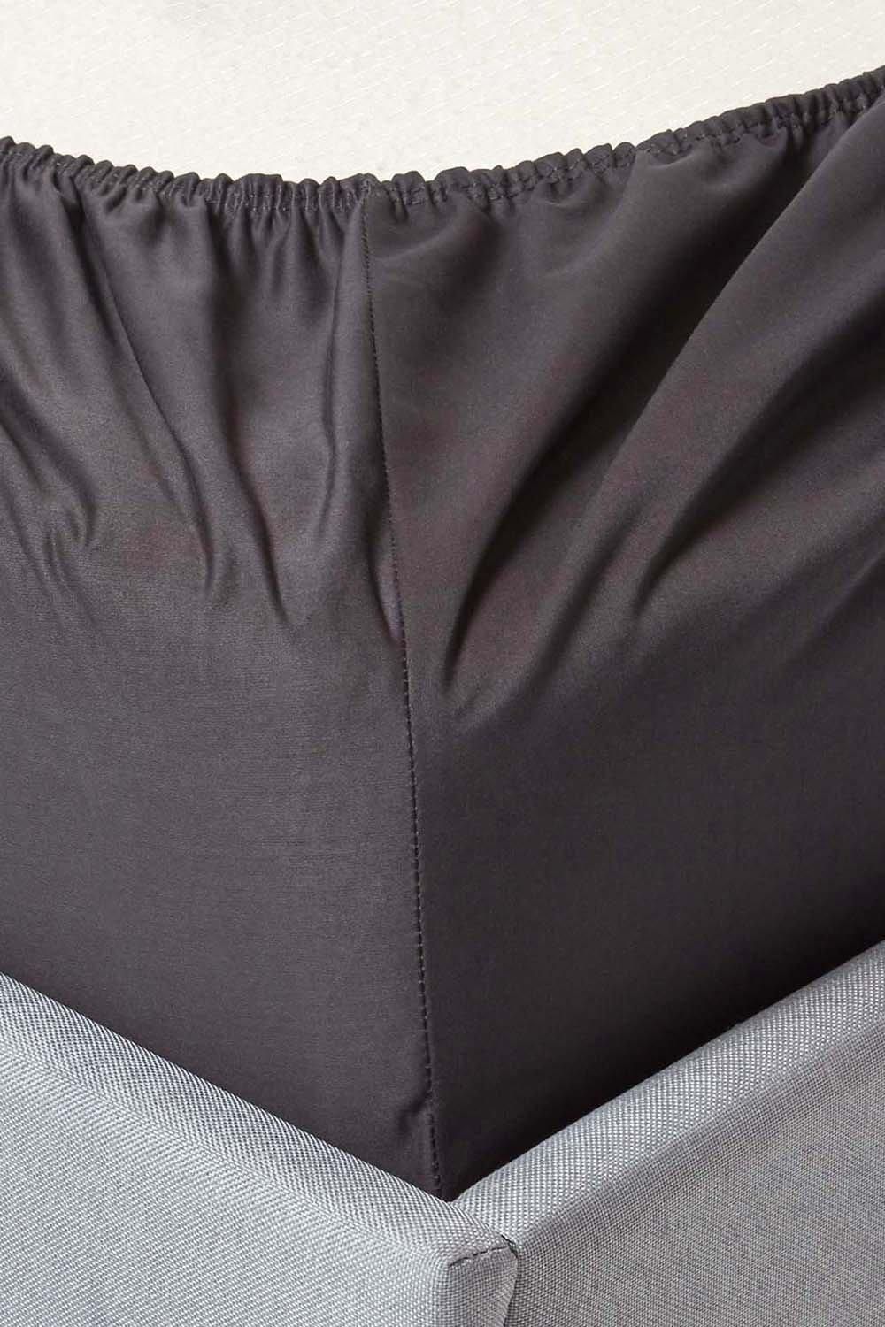 Homescapes Egyptian Cotton Deep Fitted Sheet 18 inch 1000 Thread Count image 2
