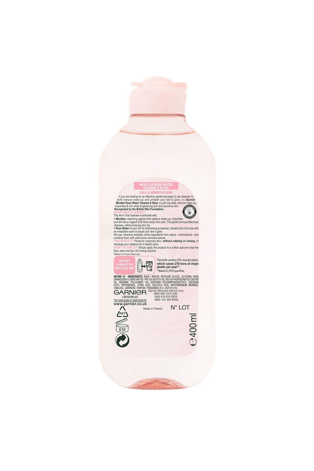 Garnier Micellar Rose Water Cleanse & Glow Multi image 8