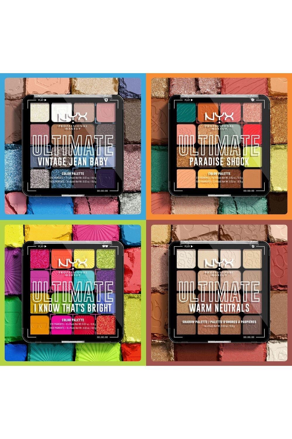 NYX Professional Makeup Ultimate Shadow Palette Vegan 16-Pan Warm Neutrals image 8