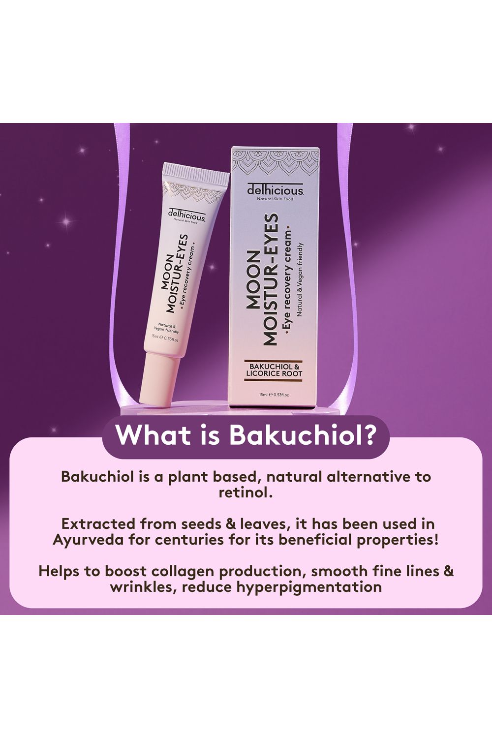 Delhicious Moon Moistur-Eyes Eye Cream 15ml Multi image 3