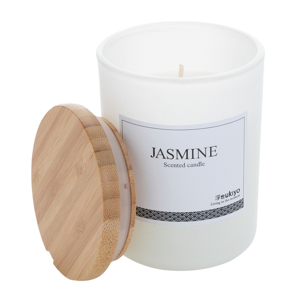 Ukiyo Deluxe Jasmine Bamboo Scented Candle