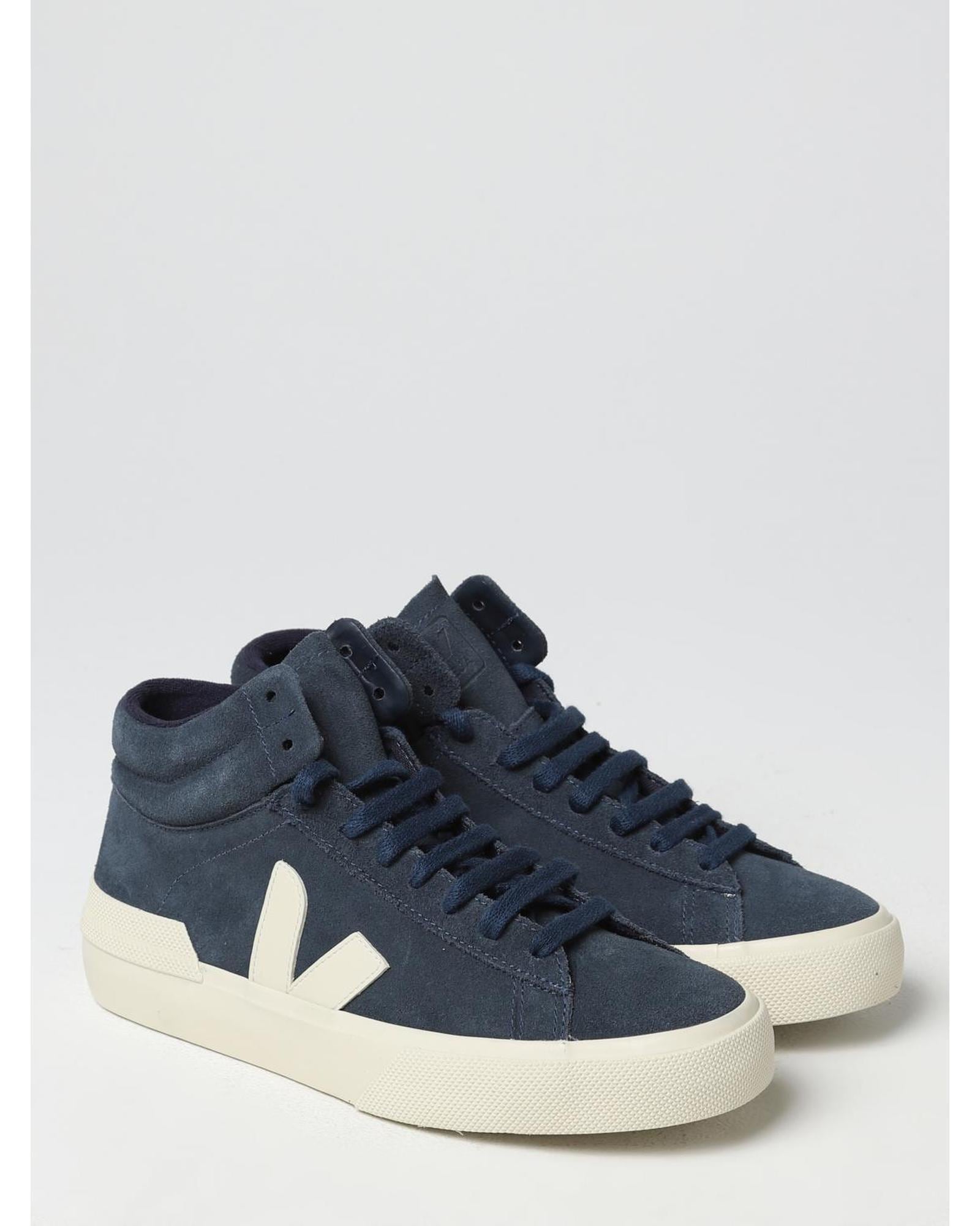 Veja V10 Mid Suede Sneakers Wo - Blue image 2
