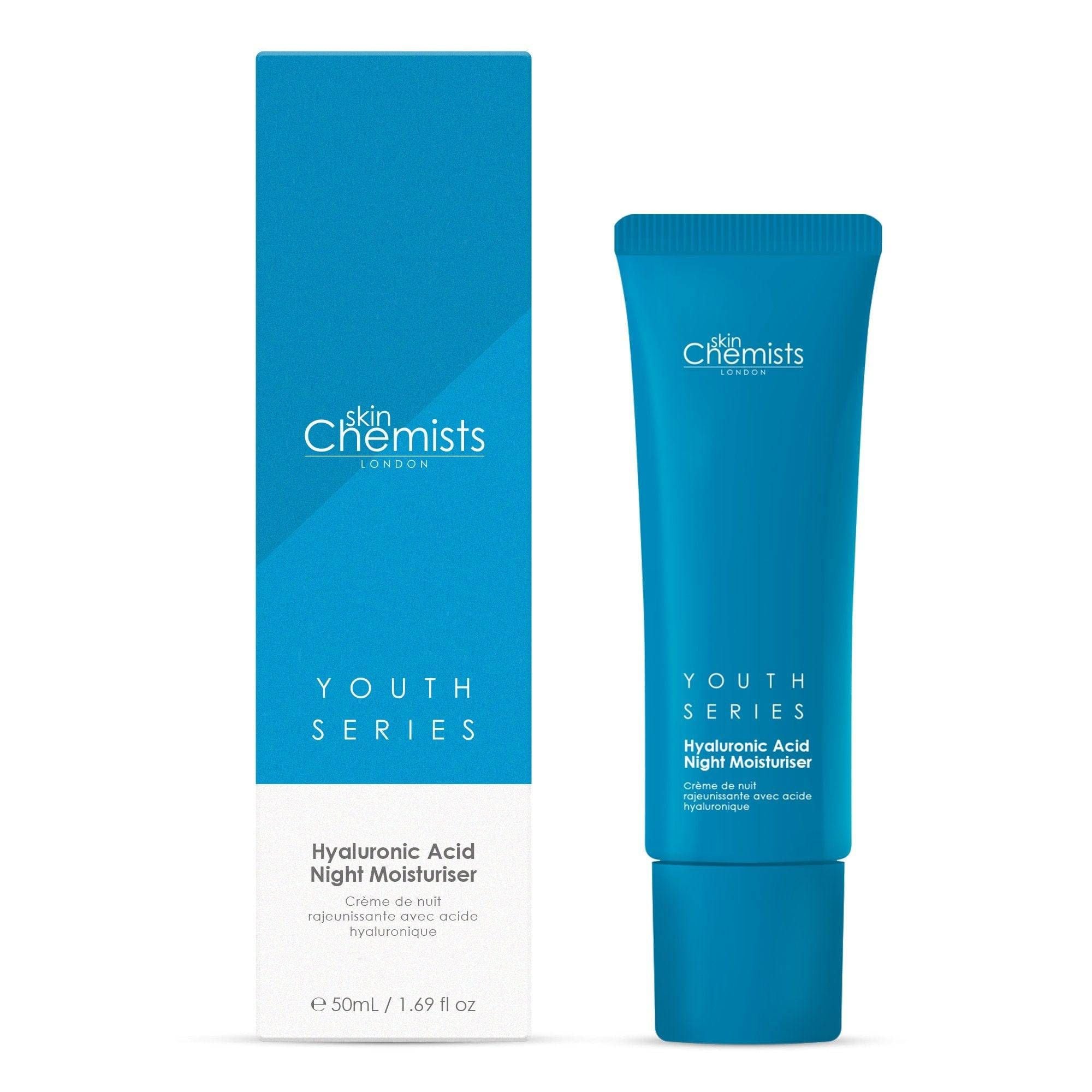 skinChemists Youth Series 1% Hyaluronic Acid Night Moisturiser 50ml x 2 Duo Pack image 3