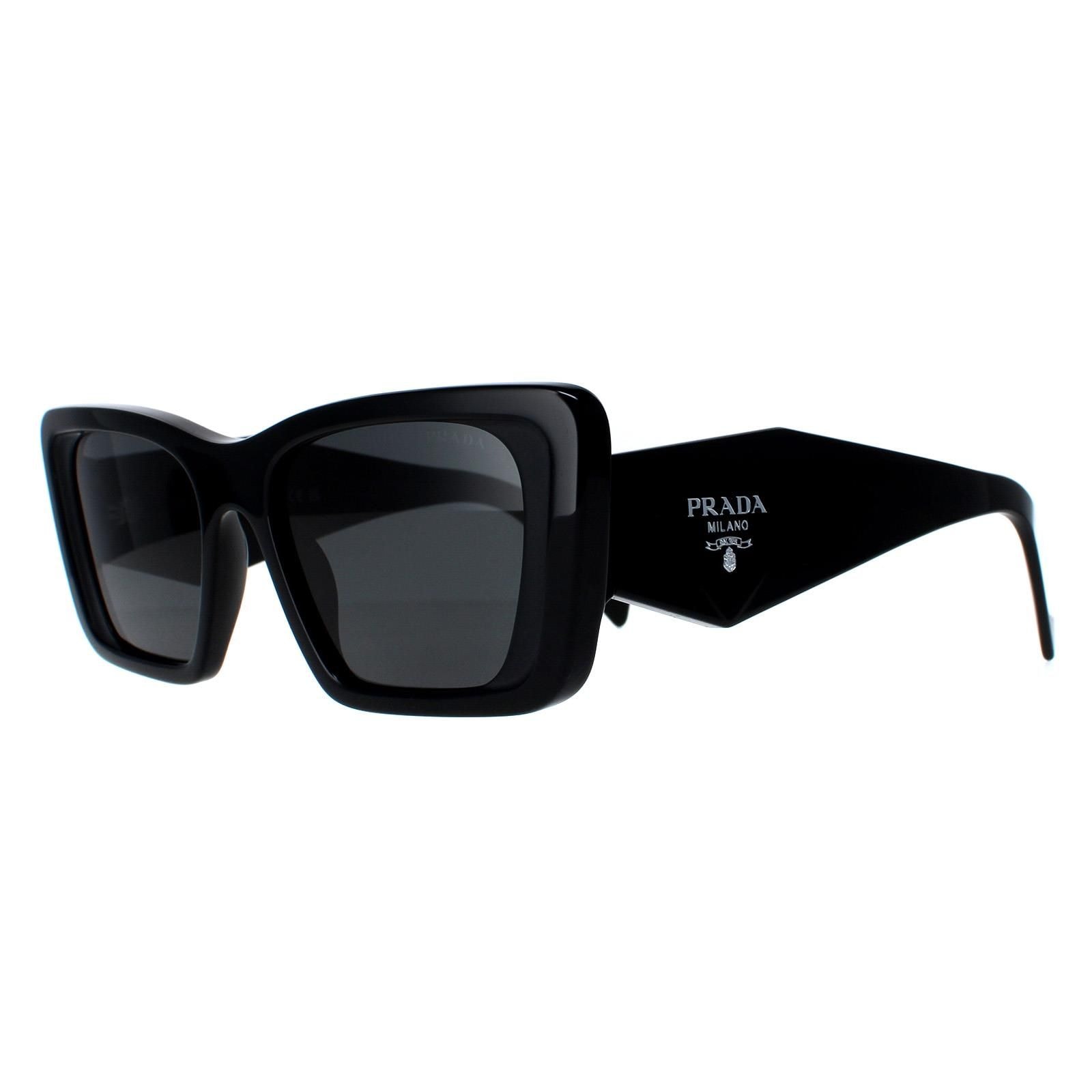 Prada Rectangle Black Dark Grey PR08YS image 3