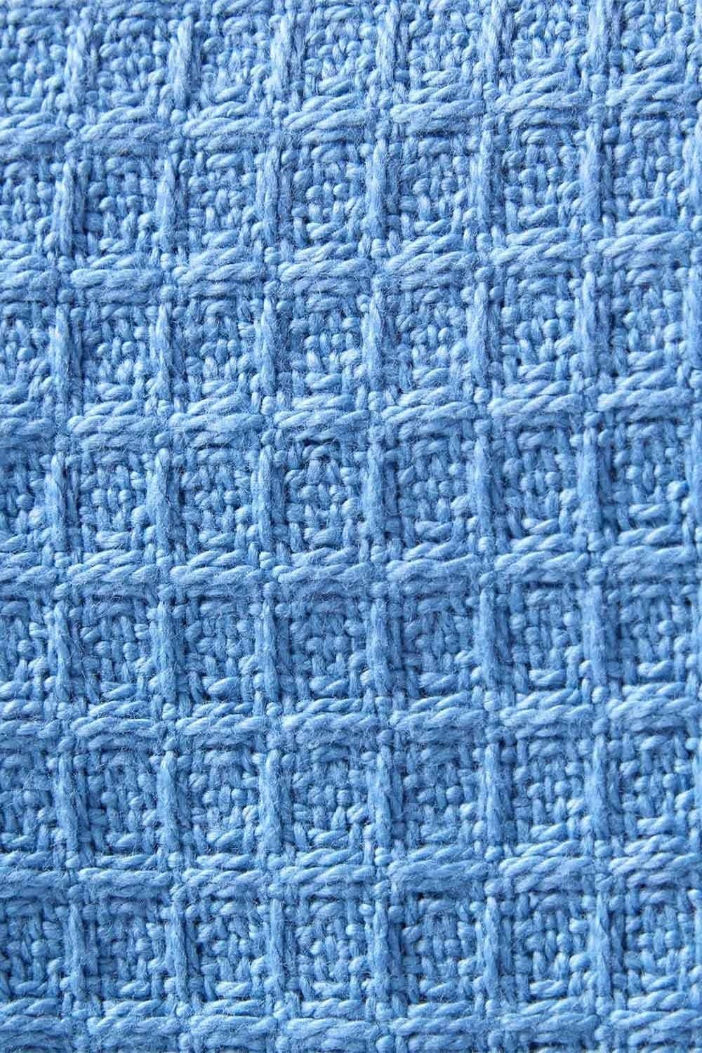 Homescapes Organic Cotton Waffle Baby Blanket image 6