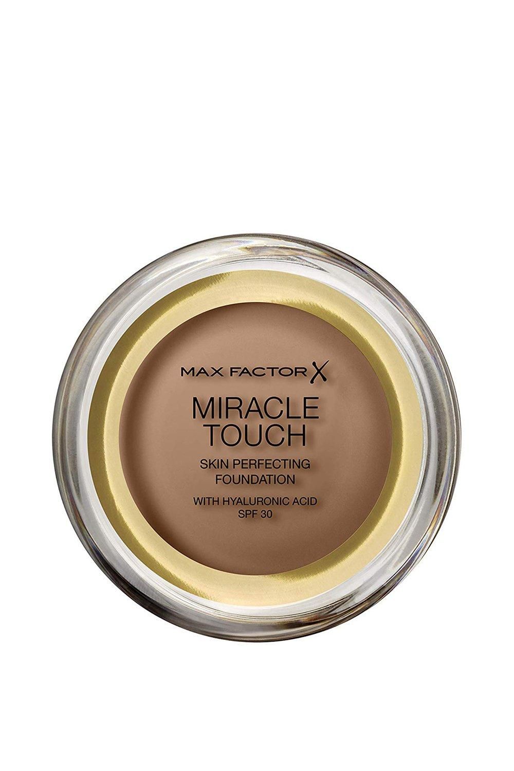 Max Factor Miracle Touch Foundation Skin Perfecting Foundation 11.5g Toasted Almond 97 image 1