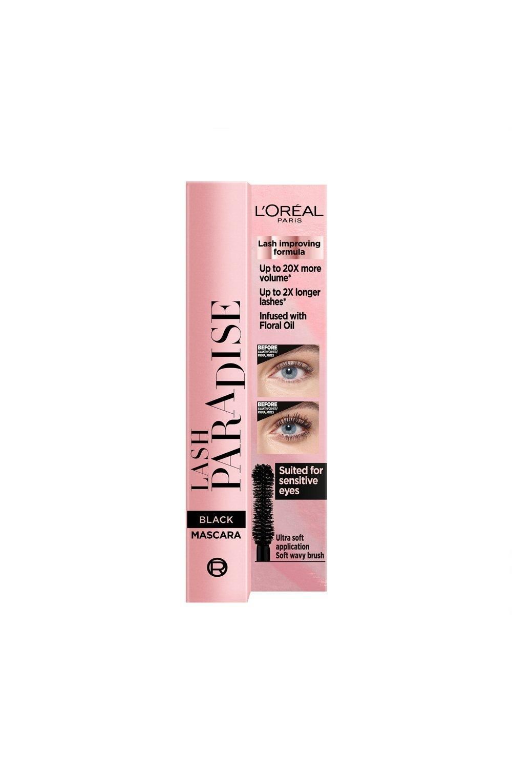 L'Oréal Paris Paradise Castor Oil-Enriched Volumising Mascara Black image 3