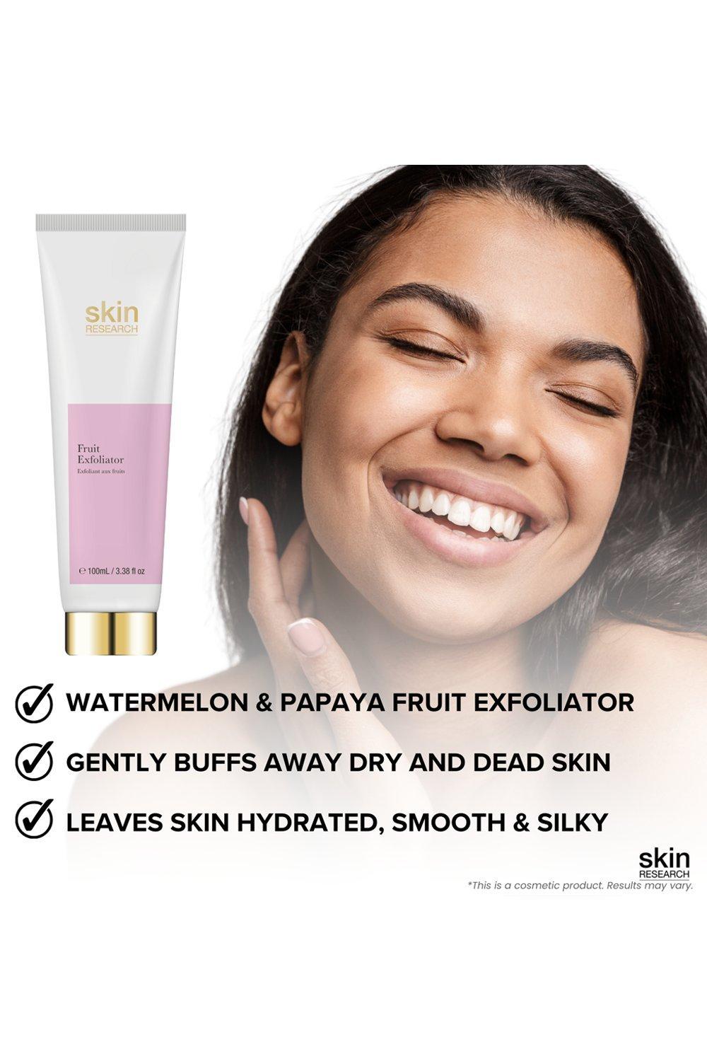 Skin Research Fruit Face Exfoliator 100ml Twin Value Savings Pack image 2