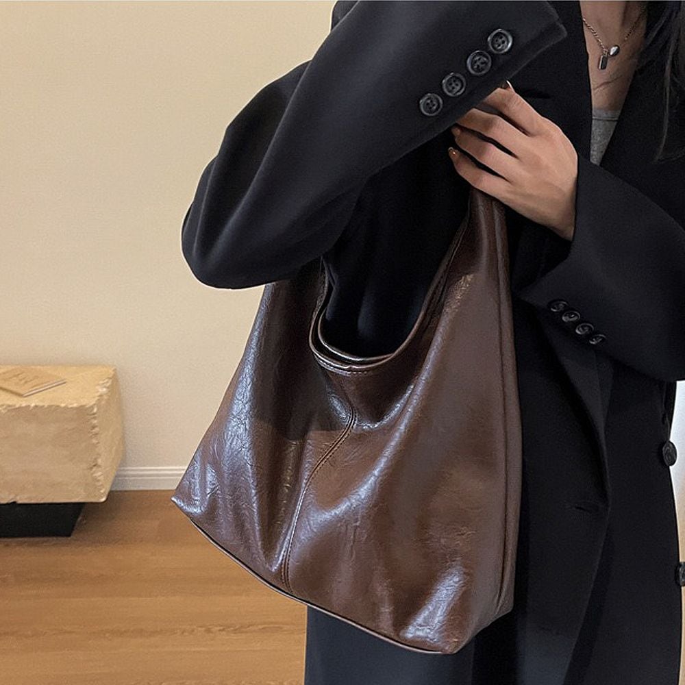 XY London 'Athena' Large Slouchy Shoulder Bag With Magnetic Clasp image 2