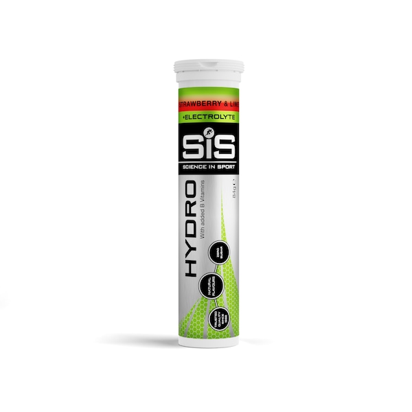 Science in Sport Hydro Tabs + Electrolytes | Strawberry & Lime - 20 Tablets