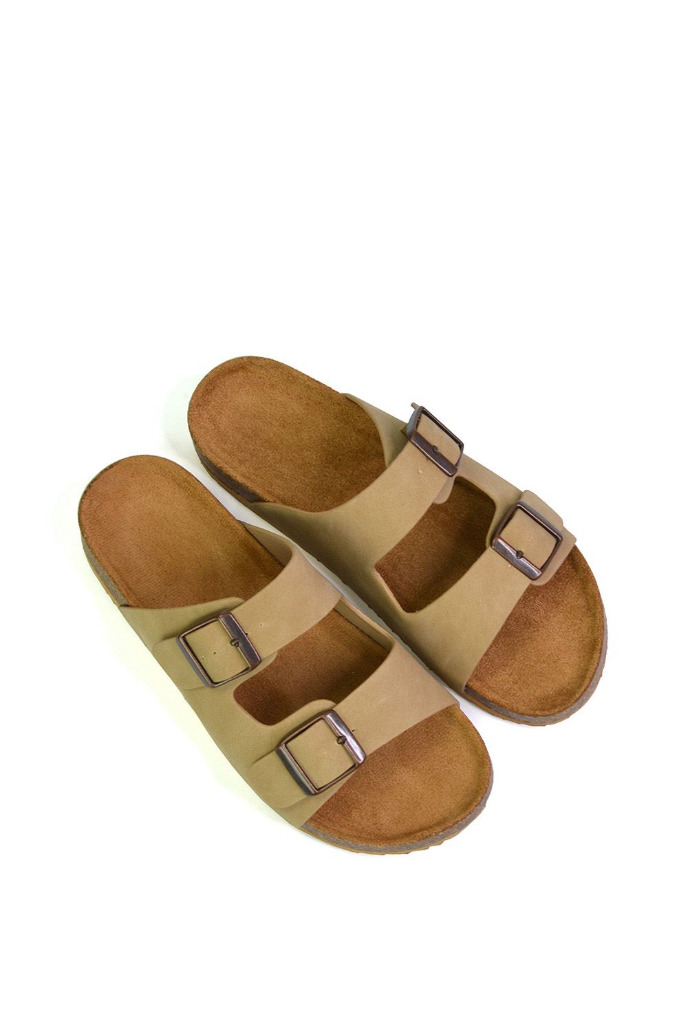 XY London 'Star' Double Strap Buckle Up Summer Slip On Flat Sandals image 4