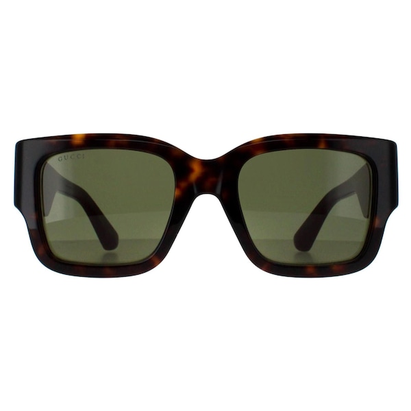 Gucci Square Havana with Green and Red Green GG1663S